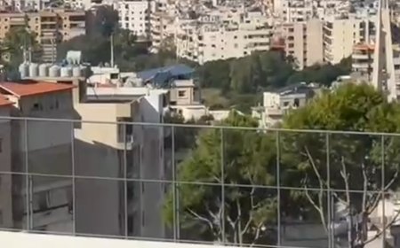 כדורגל או מלחמה? צפו בתיעוד התקיפות של צה"ל ממגרש כדורגל בביירות