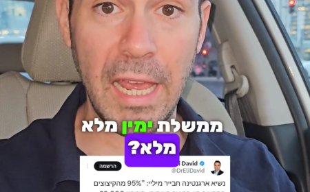 ממשלת ימין מלא מלא? תומר וינר מנתח את התנהלות הממשלה בתקציב
