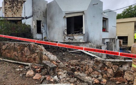 מטח כבד לאזור כרמיאל - נזק לרכוש - ללא נפגעים