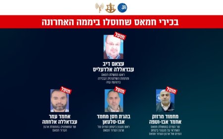 דובר צה"ל מודיע על חיסולם של מספר בכירי חמאס