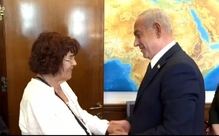 נתניהו אירח את אלמנתו של אלי כהן במעמד מרגש לציון 100 שנים להולדתו