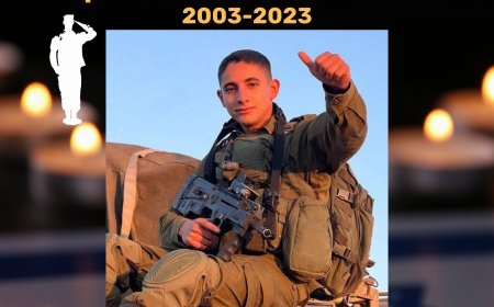 לזכרו של סמל עידו דוד ביננשטוק ז"ל שנפל ב- 7 באוקטובר במלחמת חרבות ברזל