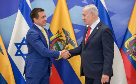 נתניהו לנשיא אקוודור: "נחזק את הידידות בתחומי חקלאות, מים וביטחון"