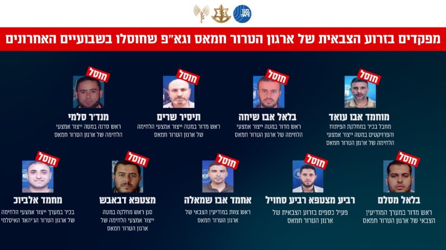 צה"ל ושב"כ ממשיכים בפעולה: חוסלו מפקדים ביחידות שחידשו את פעילות הטרור