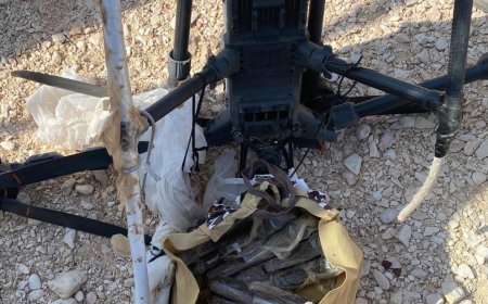 צה״ל סיכל ניסיון הברחה: רחפן שחצה ממזרח אותר ונשא עשרה אקדחים